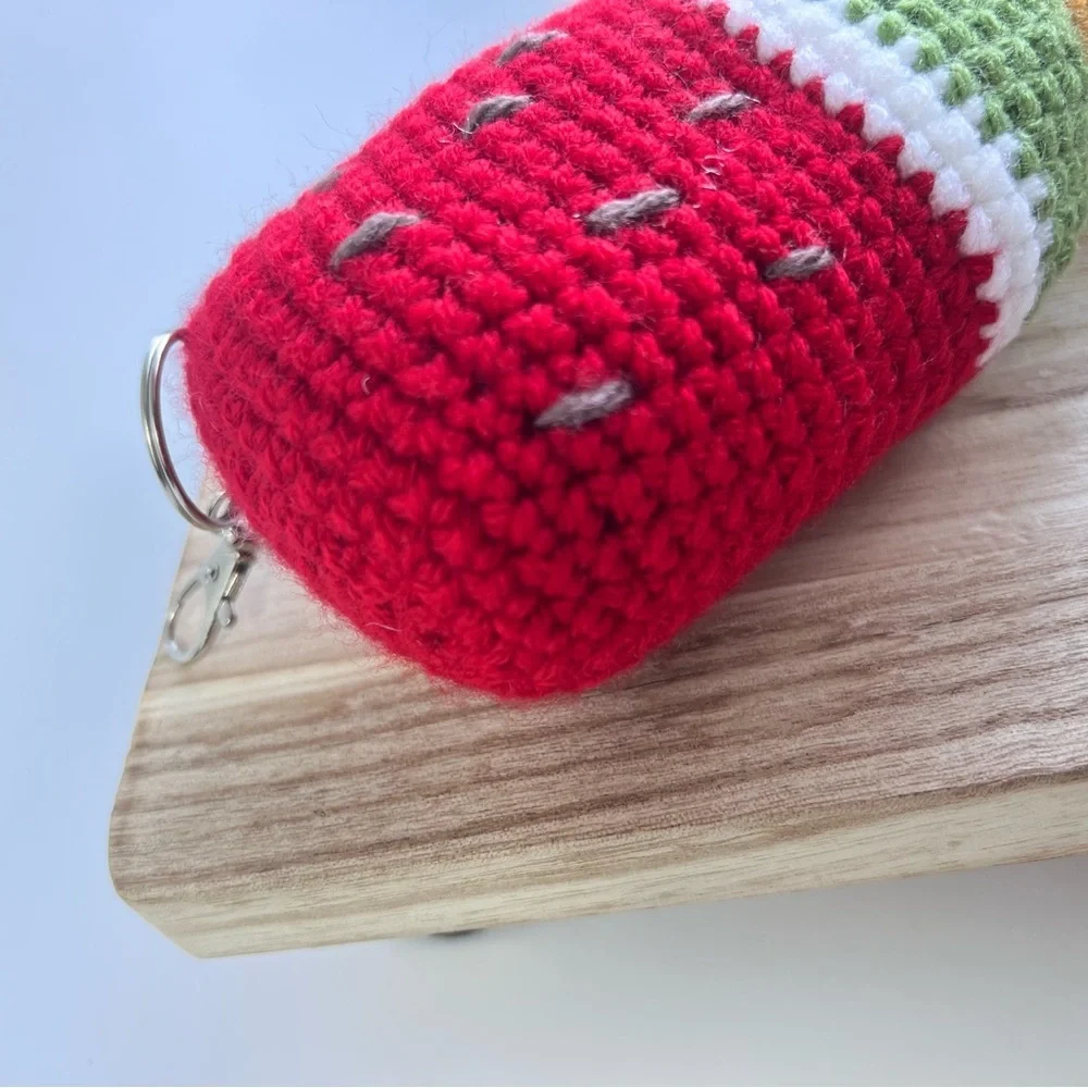 Handcrafted Giant Watermelon Popsicle Keychain